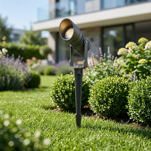 Lumière LED de jardin paysagère à piquet, étanche IP67, en aluminium, AC 85-265V, blanc chaud, 3W, CRI 82, 500 lumens, 60° de faisceau - Product Image 6
