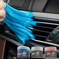 Échantillon GRATUIT de gel nettoyant en caoutchouc durable pour les endroits difficiles d'accès, gel nettoyant pour vitres de voiture, élimination de la poussière/débris domestiques