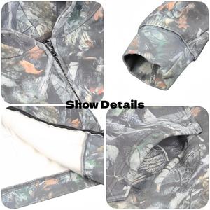 Fabricant de sweats à capuche pour hommes avec impression de camouflage personnalisée Sweats à capuche décontractés à la mode surdimensionnés pour hommes - Product Image 4