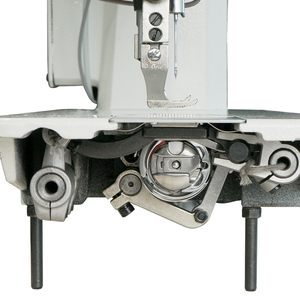 Machine à coudre plate à point noué à entraînement direct, simple aiguille, alimentation supérieure et inférieure, pour cuir, vente en gros 0303DFH - Product Image 3