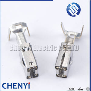 50 pièces 6.3 MM borne de fil à sertir automatique connecteur de voiture en vrac broches mentales G394 borne en cuivre étamé 1241410-1 1241412-1 1241414-1 - Product Image 4