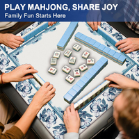 Tapis de table de mahjong et de poker imprimé sur mesure, anti-bruit, à bords renforcés, antidérapant, séchage rapide, résistant aux taches et à la moisissure