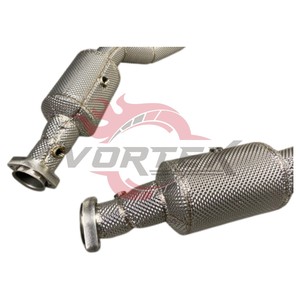 Tuyau d'échappement en acier inoxydable Vortex pour Mercedes Benz ML550 GL550 GLS550 ML63 GL63 GLS63 5.5T avec protection de tête - Product Image 4