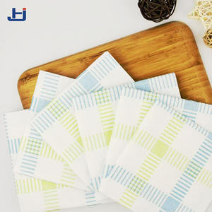Serviettes de cuisine jetables en tissu non tissé Spunlace quadrillé PP + pâte de bois + <span class=keywords><strong>Lancelot</strong></span> Tencel 140 g/m², chiffons de nettoyage carrés - Product Image 6