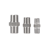 ABOTECH 3/4 filetage mâle en acier inoxydable droit sanitaire coupleur rapide haute pression fil passage raccords de tuyauterie d'entrée