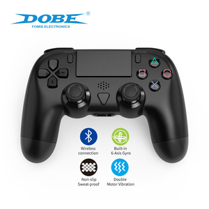 Dobe ตัวควบคุมเกมไร้สายแบบสั่นสองมอเตอร์หกแกนไจโรสโคปเกมแพดทัชแพดสำหรับ Playstation 4 - Product Image 5