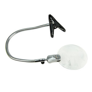 Prendedor de mesa para pescoço de cabra, lente de aumento com luz led - Product Image 1