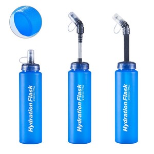 Gourde d'hydratation pliable de 500 ml pour les sports de plein air et la randonnée - Product Image 2