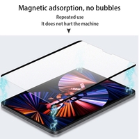 Protection d'écran magnétique en PMMA/PET - Dureté souple - Sensation papier - Épaisseur 0,4 mm pour iPad Air 11 pouces 2025 10,2 13