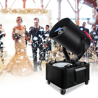 Machine à neige électrique 3000W pour les activités de plein air de Noël Télécommande avec étui de vol inclus