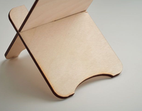 Support de téléphone en bois pas cher avec support en bois de bouleau pour bureau