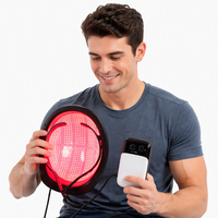 Casque laser VCSEL 655 nm professionnel, fabriqué en usine depuis 21 ans, avec une puissance élevée, conception sans fil, système de qualité ISO13485