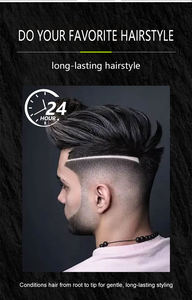 Vente en gros d'Argan Organique Naturel Brillant Olive Mat Pâte à <span class=keywords><strong>modeler</strong></span> Femme Vague Contrôle des Bord Hommes Salon Forte Gel Coiffant Cire pour les Cheveux - Product Image 5