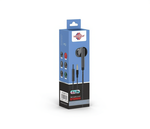 Wisdomup EJ-28 Auricolari Stereo Cablati In-Ear con Driver Dinamico da 3,5 mm, Costruzione in Plastica e Metallo - Product Image 1