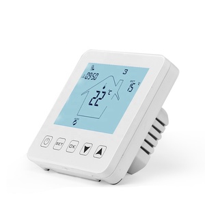 Thermostat <span class=keywords><strong>WiFi</strong></span> programmable LCD - Certifié sécurité UE moderne pour usage hôtelier, <span class=keywords><strong>chauffe</strong></span>-<span class=keywords><strong>eau</strong></span> électriques, systèmes de chauffage par le sol - Product Image 2
