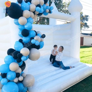 Tốt nhất bán Trắng <span class=keywords><strong>Inflatable</strong></span> <span class=keywords><strong>Bouncer</strong></span> lâu đài cho các bên cưới giáng sinh-bouncy nhảy nhà - Product Image 6