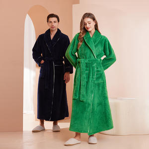 Multi-color Europa moda Super suave camisón invierno cómodo algodón polar largo felpa Albornoz - Product Image 2