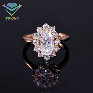 Anillos de Compromiso Personalizados de Oro Sólido de 10k/14k/18k con Diamantes Cultivados en Laboratorio con Certificado IGI, Corte Ovalado, CVD/HPHT, de 0.5-2CT, para Mujeres y Hombres, Regalo - Product Image 3