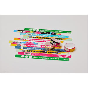 [AnyWristband] Bracelets YUPO entièrement colorés, type individuel, 25 mm (1 pouce), bracelets à données variables pour le contrôle d'accès - Product Image 1