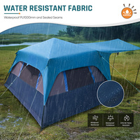 Tente Cabine Instantanée 4-8 Personnes-Installation Facile en 60 Secondes, Grande Tente de Camping Familiale Imperméable avec Intérieur Spacieux