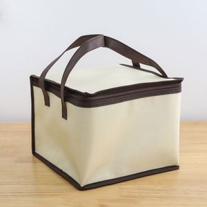 Sac isotherme promotionnel personnalisé en gros avec logo, sac repas isotherme non tissé pour aliments - Product Image 3