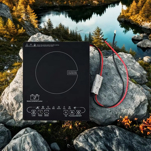 Bếp từ năng lượng mặt trời DC 24V 48V 1500W, thiết kế để bàn lắp đặt âm, dùng trong nhà/ngoài trời, dành cho khách sạn, khách hàng Mỹ - Product Image 5