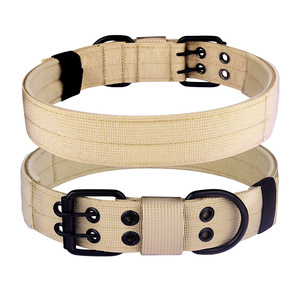 Orta-Büyük Boy Kişiselleştirilmiş Eğitim İçin Açık Hava Evcil Hayvan Malzemeleri Taktiksel Ayarlanabilir Naylon Sağlam Köpek Tasması Kurdeleleri - Product Image 2