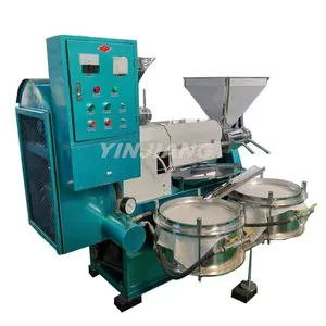 Fully automatic spiral multifunctional oil press integrated oil press coconut soybean sesame oil press equipment