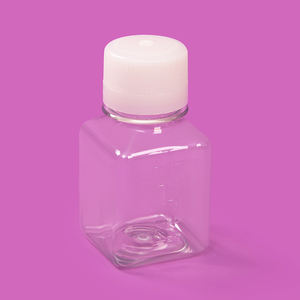 زجاجات بلاستيكية شفافة مربعة معقمة 5 برغي PETG تخزين وسائل الإعلام زجاجة كاشف 5 - Product Image 2