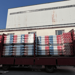 Plastik ağlar saman balya için ağ sargı silaj Tarp özel boyut silaj filmi malçlama plastik balya sarma <span class=keywords><strong>Net</strong></span> - Product Image 6