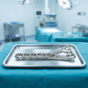 Instrument de fixation de plaque en titane orthopédique pour application en chirurgie osseuse, outil chirurgical manuel de classe I - Product Image 3