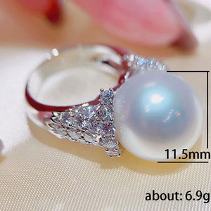 Anello Vintage Barocco da Donna, Grande e di Tendenza, Accessorio per Dito per Uso Quotidiano - Product Image 4