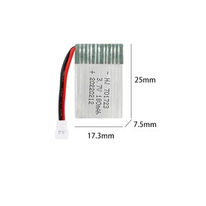 3.7V 180mAh Lithium Polymeer Oplaadbare Lipo Batterijcel voor RC Helikopter & Speelgoedvliegtuigmodellen OEM Fabrieksondersteuning - Product Image 2