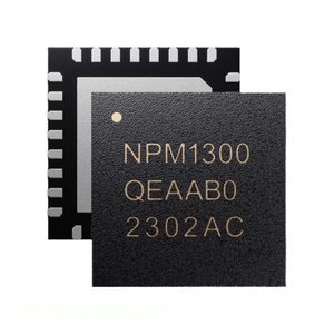 ชิปจัดการพลังงาน (PMIC) 32 VFQFN แบบมีพื้นผิวเปิด NPM1300-QEAA-R7 ชิ้นส่วนอิเล็กทรอนิกส์ ไอซี รายการวัสดุ (BOM)  มีสินค้าในสต็อก - Product Image 1