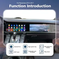 Écran double Android 12,3 pouces pour Porsche Panamera 970 2010-2017 2din, autoradio GPS DSP Carplay, lecteur multimédia vidéo, unité principale