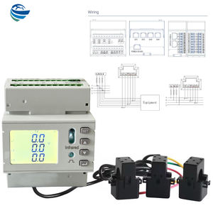 Compteur d'énergie intelligent triphasé 3 en 1 CT 5A Entrée avec paramètres complets et multi-canaux, séparation RS485 MODBUS, étanche, prix d'usine - Product Image 4