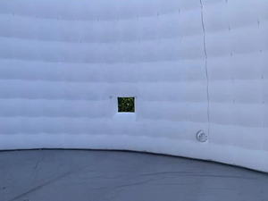 <span class=keywords><strong>Tente</strong></span> Igloo <span class=keywords><strong>gonflable</strong></span> blanche, tissu Oxford, avec entrée Tunnel, publicité, dôme Led, blanche - Product Image 6