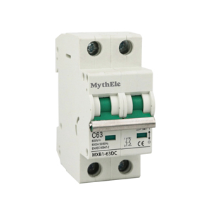 2P 63A DC Breaker 600V DC MCB 16A 32A 63A 2P 1000V DC <span class=keywords><strong>Disyuntor</strong></span> Solar PV Breaker - Product Image 1