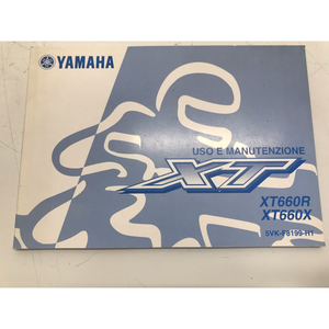 Manuale e Manutenzione Yamaha XT660R XT660X 5VK F8199 H1 - Product Image 1