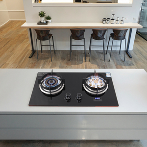 Hiện đại Rose Gold Glass gas đung với đánh lửa điện tử đúng hẹn giờ thiết bị nhà bếp có sẵn cho bán buôn - Product Image 4