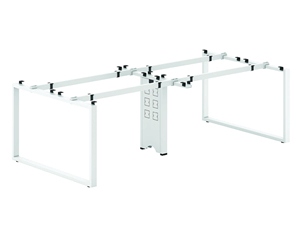 Muebles de oficina personalizados populares de fábrica, pata de mesa de hierro, mesita de centro pequeña para el personal, base de pie de oficina, estante de soporte de pierna - Product Image 2