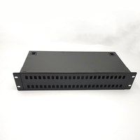Panneau de brassage fibre optique 48 ports SC UPC, 19 pouces, montable en rack, extractible, entièrement équipé, 2U, 48 fibres, SC FC ST Simplex, panneau ODF