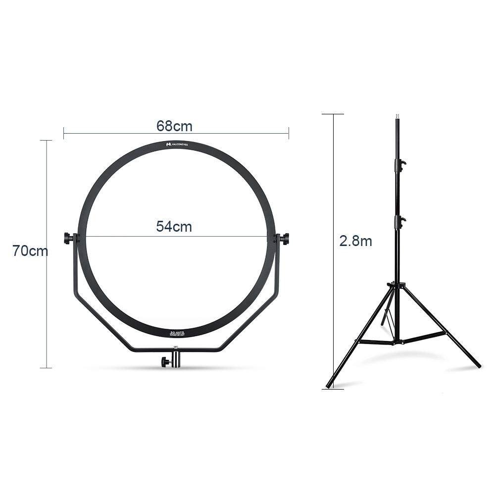 Falcon Eyes SO-68TD LED Panel - Dimmable High CRI95 Lighting