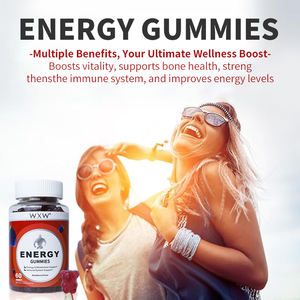 OEM Energy Gummies Blackberry Sabor Vitamina B12 Extracto Suplemento dietético Energía y metabolismo Soporte Energy Gummies Adultos - Product Image 3