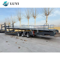 Vente directe usine : Semi-remorque porte-voitures double pont en acier 8/10 unités avec suspension pneumatique à 3 essieux pour le transport de voitures et de conteneurs