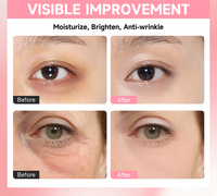 Patch pour les yeux réutilisable en silicone de qualité alimentaire OEM personnalisé 100% élimine les cernes