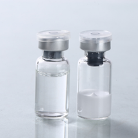 Flacons en verre miniatures à bouchon serti stériles pour poudre lyophilisée d'ingrédients actifs