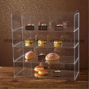 Vitrine de pâtisserie à comptoir épais à 3 niveaux, vitrine de présentation de gâteaux en libre-service, vitrine alimentaire en acrylique - Product Image 3