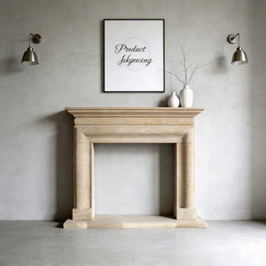 Custom Handcarved Life Size Hot Selling Modern Design High Quality Large Decorative <strong>Fireplace</strong> Stone Sculpture - Product Image 6