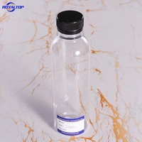 Bouteilles en plastique PET carrées de 100 ml, 250 ml, 350 ml, 400 ml, 500 ml, 1 L pour jus, boissons gazeuses, lait, emballage de bubble tea